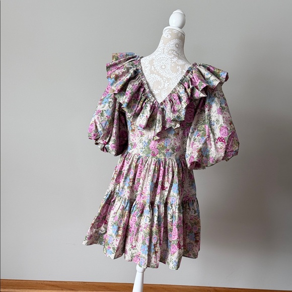 Floral Ruffle Dress - Picture 5 of 14